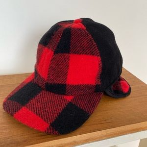 Crown cap lumberjack outdoorsy plaid thermal hat